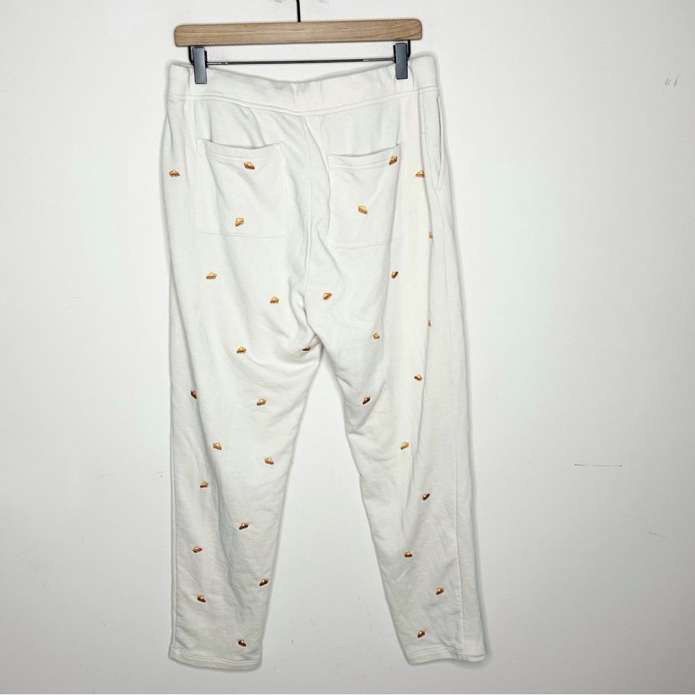 LOU & GREY Pumpkin Pie Embroidered Lounge Sweatpants Size Large - Picture 3 of 11
